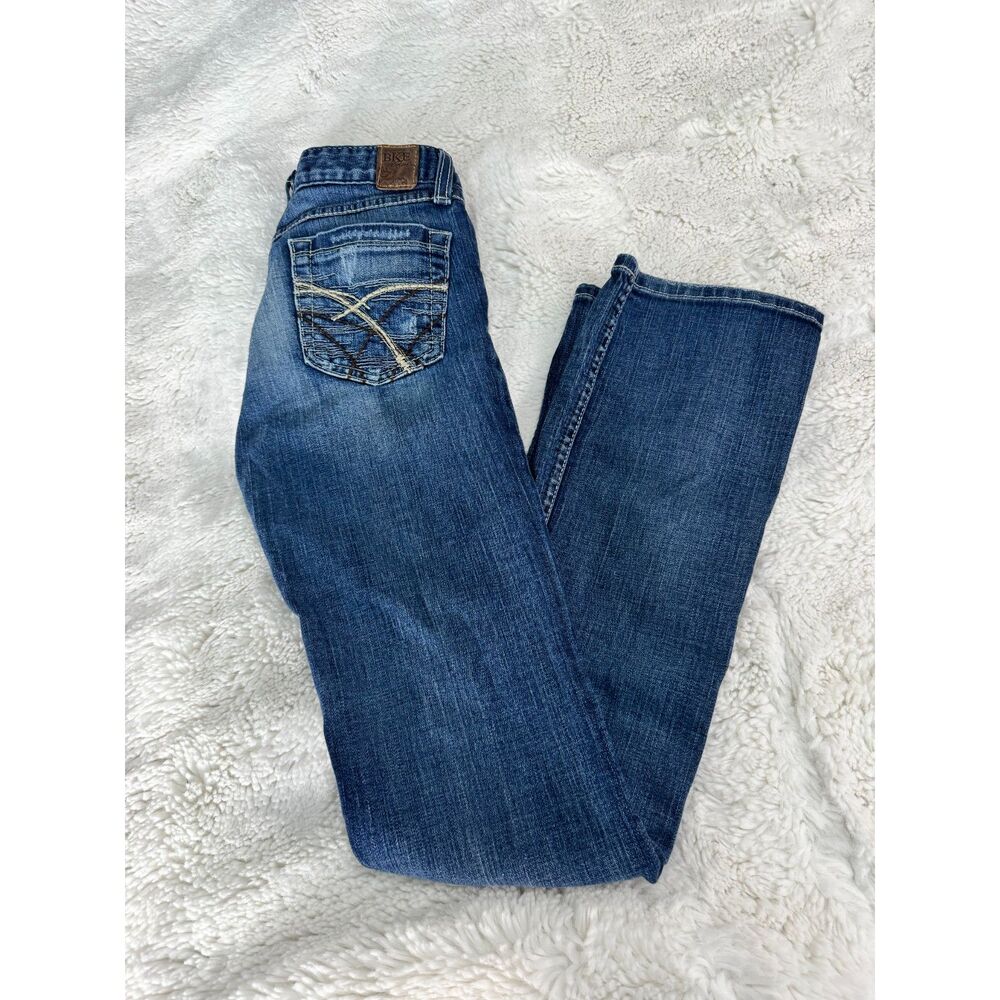 BKE Sierra Bootcut Flare Jeans 26x33.5 Y2K Low Rise Blue Denim Western
